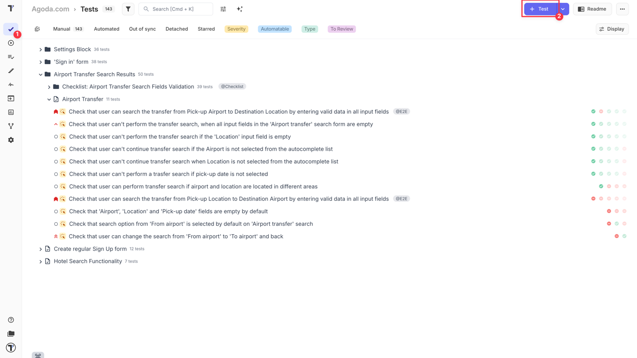 Testomat.io - Snippet